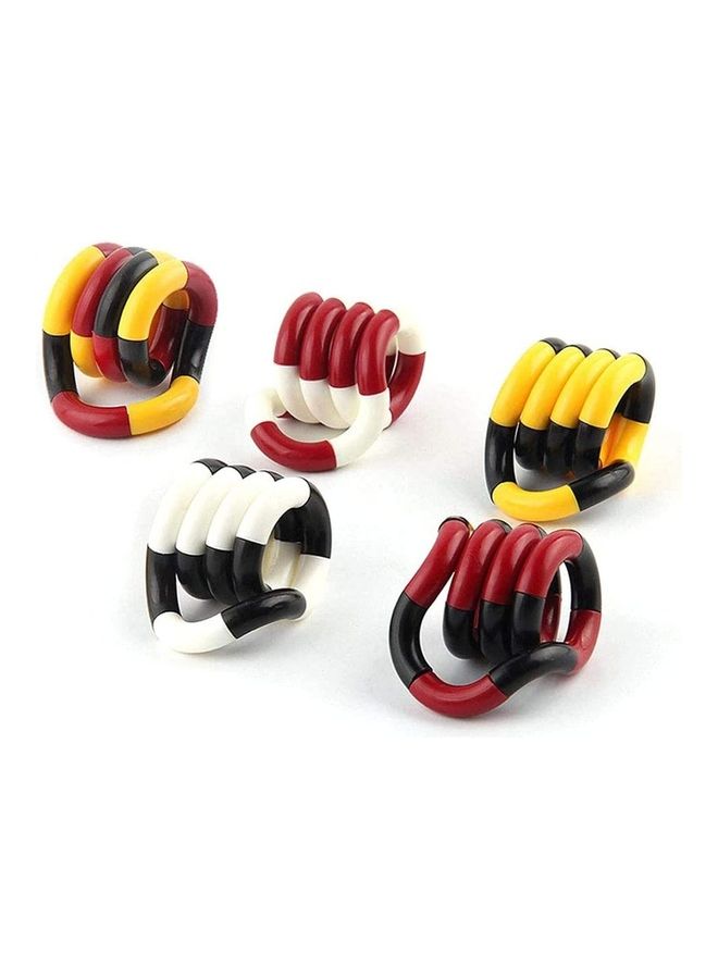 5-Piece Sensory Tangles Fidget Twist Toy  - Image 2