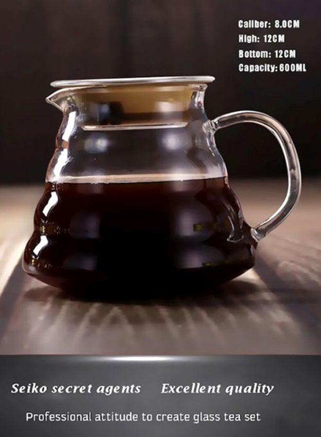 Beauenty Style Coffee Teapot Clear/Brown 12x15x7.5cm - Image 3