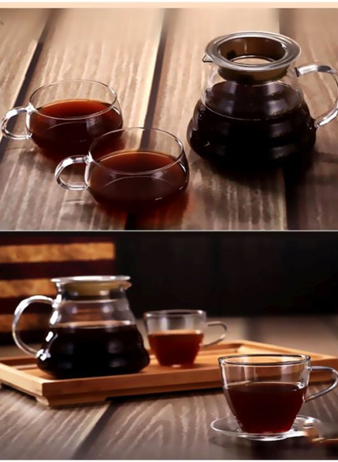 Beauenty Style Coffee Teapot Clear/Brown 12x15x7.5cm - Image 5