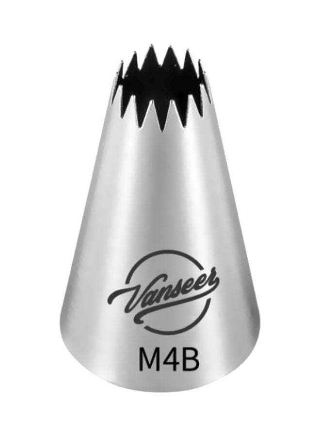 Beauenty Cake Decorating Piping Nozzle Silver 5cm - Image 1