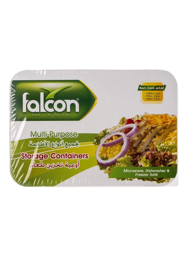 Falcon Multi-Purpose Storage Containers - 3 Sizes Clear 20x30cm - Image 4