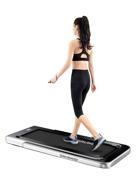 STH-3000 4 HP Peak 2-In-1 Foldable Treadmill With Under Desk Walking Pad for Home 124x68x107cm