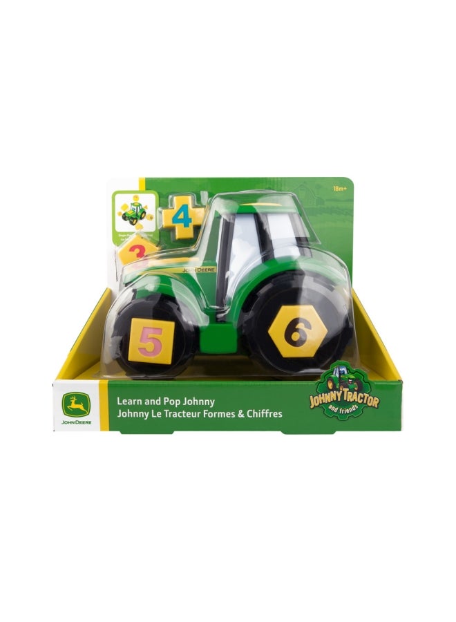 John Deere Learn And Pop Johnny Tractor Multicolour  - Image 1