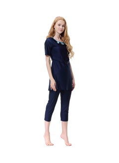 Generic Casual Comfortable Swimwear Burkinis Set Blue  - Image 5