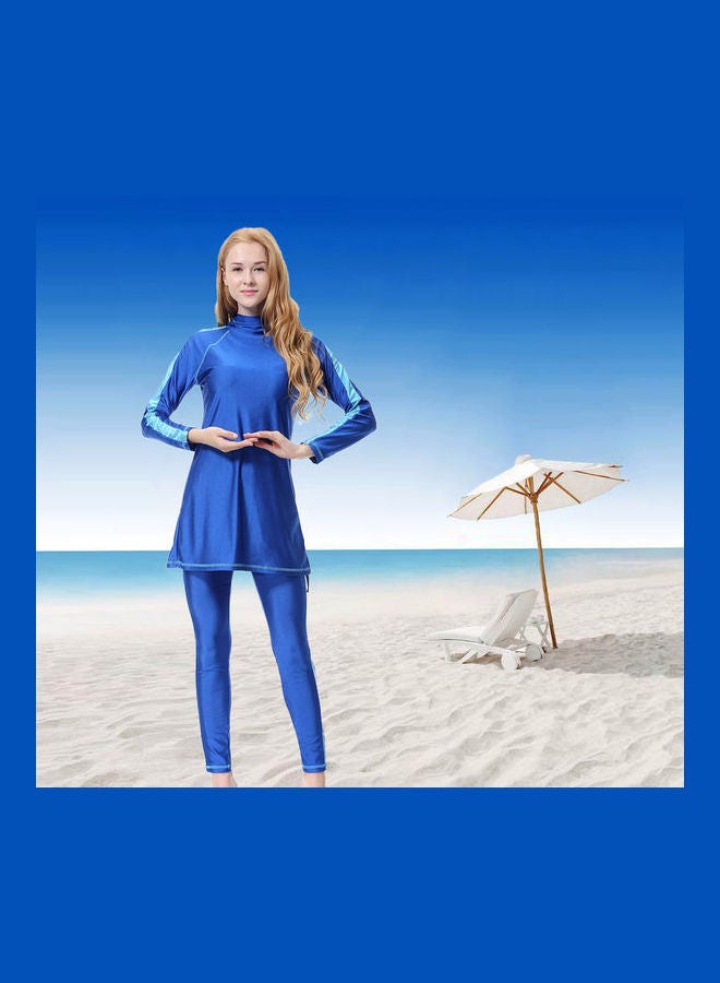 Generic - Casual Comfortable Swimwear Burkinis Set Blue - Image 1