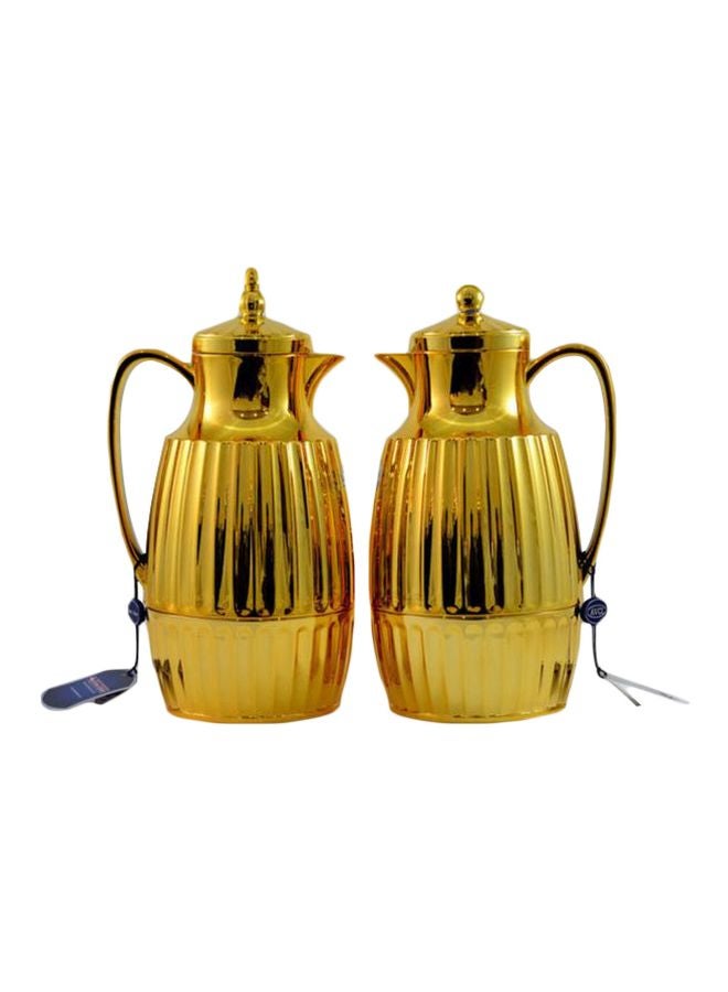 Homemaker 2-Piece Tea And Coffee Flask Set Gold  - Image 1