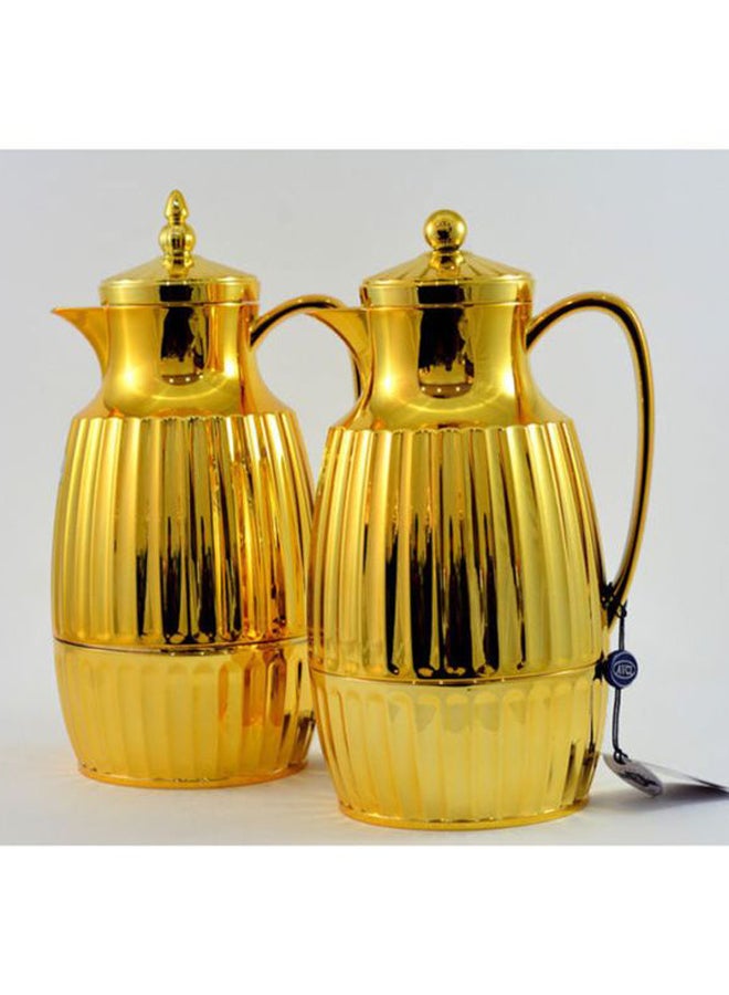 Homemaker 2-Piece Tea And Coffee Flask Set Gold  - Image 2