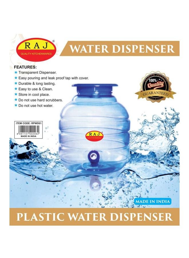 RAJ Plastic Water Dispenser Blue 10Liters  - Image 3