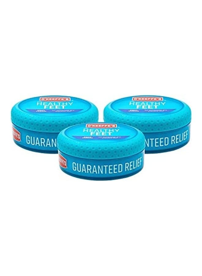 O'Keeffe's - 3-Pack Feet Foot Cream in Jars Blue - Image 1