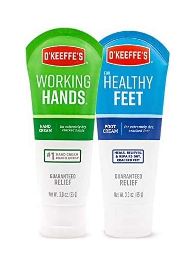 2-Piece Combo Of Working Hands And Healthy Feet Cream Tubes Multicolour - v1621315397/N47517957A_1