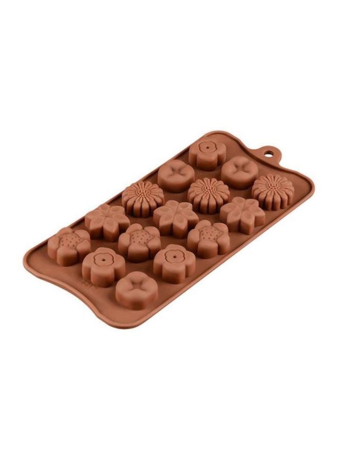 شاربدو قالب سيليكون للشوكولاتة بني 22.5x10.7x1.5سم - Image 4