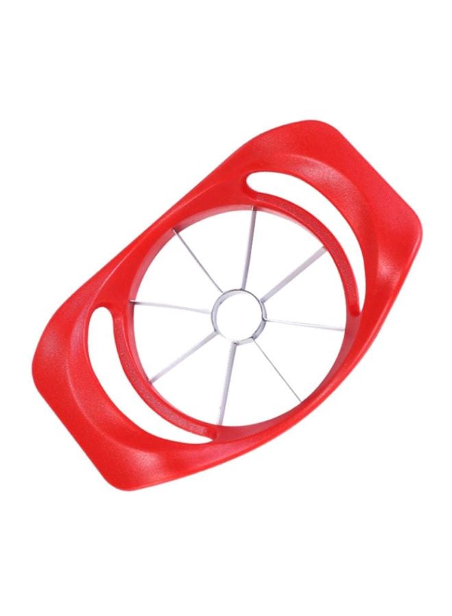 شاربدو أداة تقطيع التفاح أحمر/فضي 18x12x4.5سم - Image 1