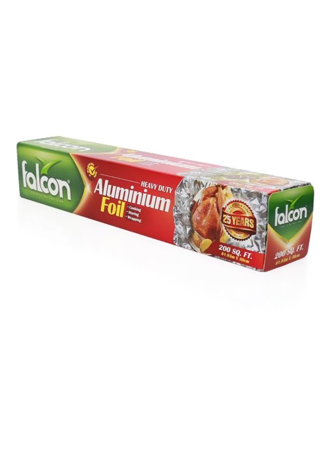 Falcon - Falcon Aluminium Foil 200 Sqft Silver 6130x30cm - Image 1