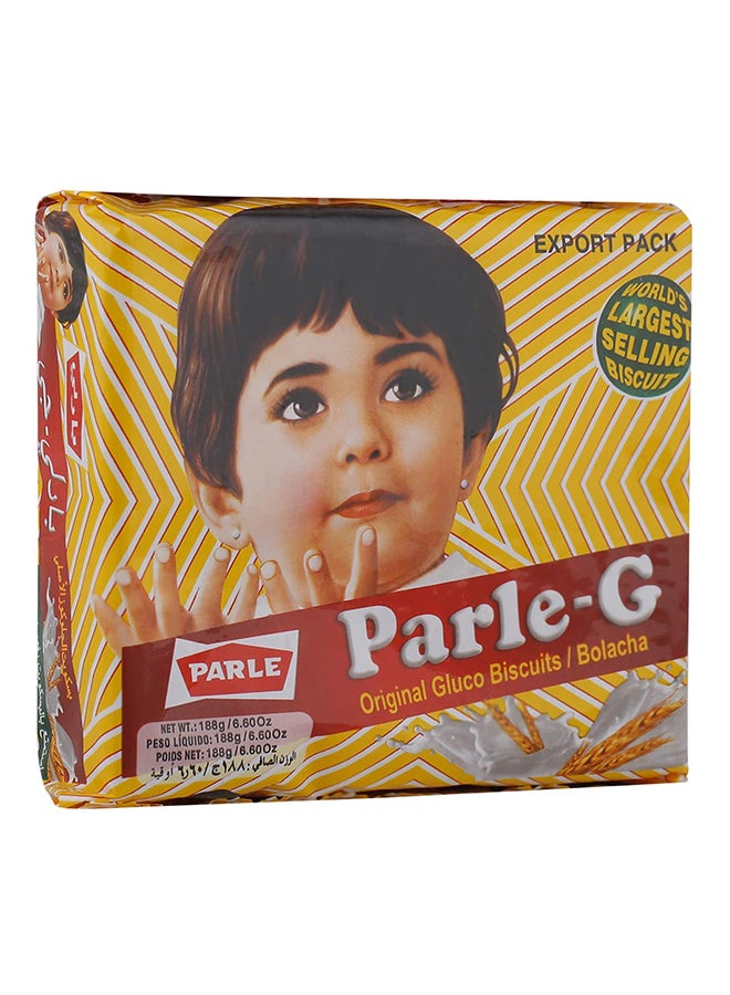 Parle Orignal Glucose Biscuits 188grams - Image 1