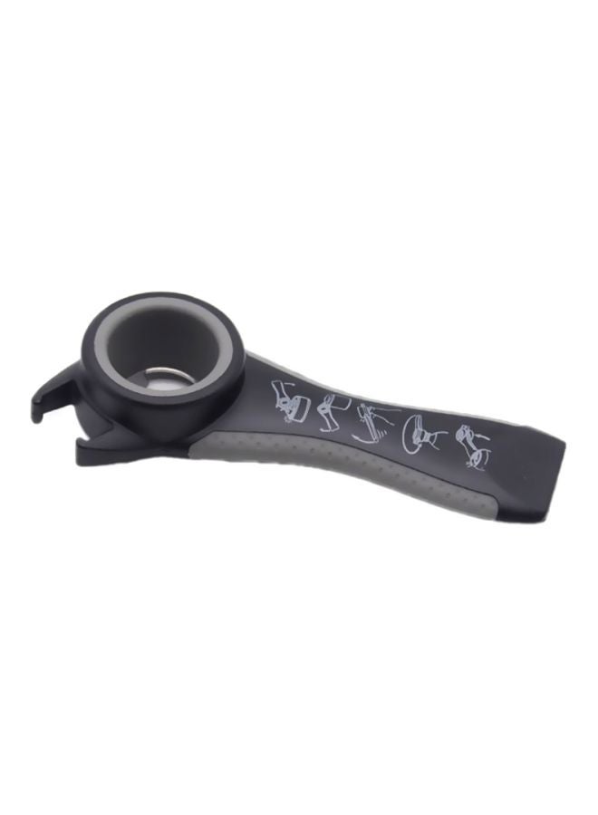 5-In-1 Bottle And Can Opener Black/Silver