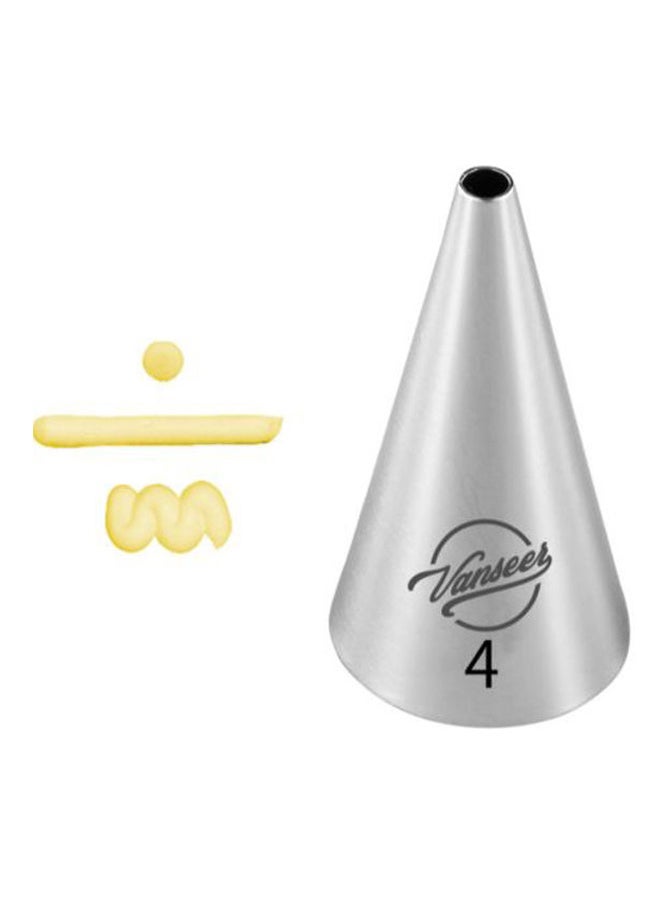 Beauenty Cake Decorating Piping Nozzle Silver 5cm - Image 2