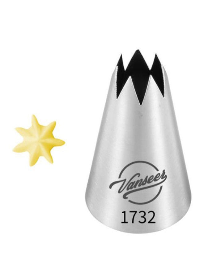 Beauenty Cake Decorating Piping Nozzle Silver 5cm - Image 2