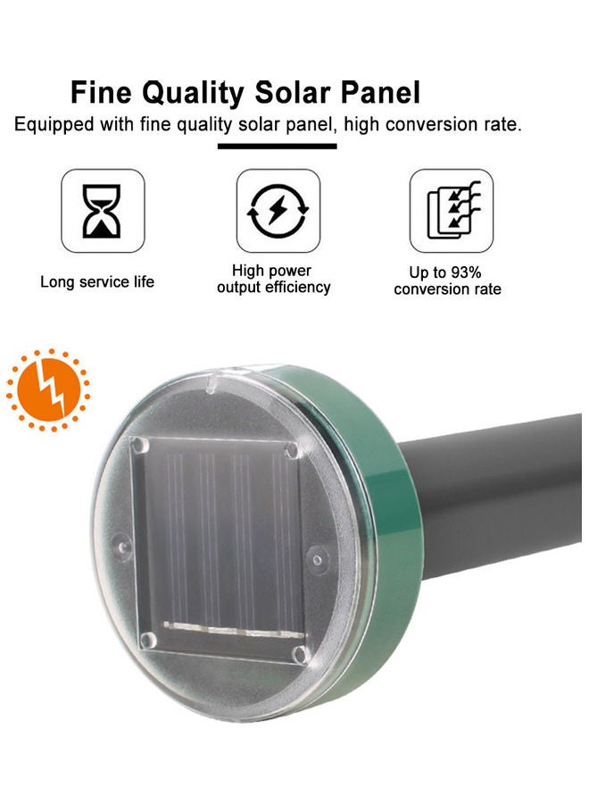 Generic - Solar Powered Mouse Repeller Black - Image 1