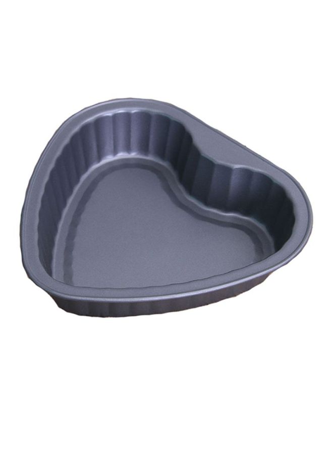 شاربدو قالب للخَبز على شكل قلب أسود 27.5x26.5x4سم - Image 2
