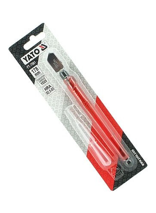 Yato Oil Feed Glass Cutter Red 178mm  - Image 2