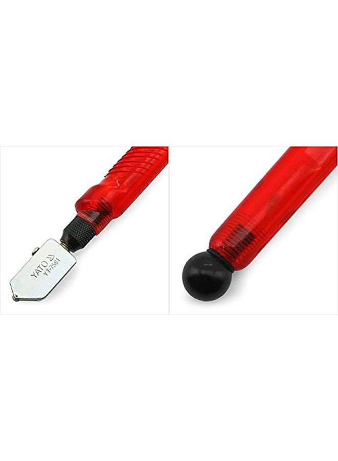 Yato Oil Feed Glass Cutter Red 178mm  - Image 3
