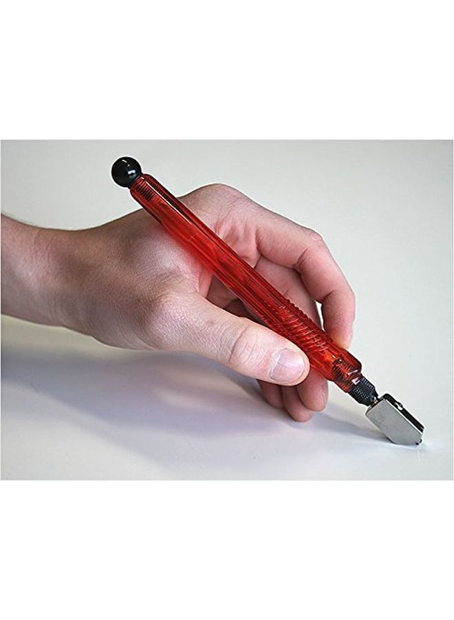 Yato Oil Feed Glass Cutter Red 178mm  - Image 4