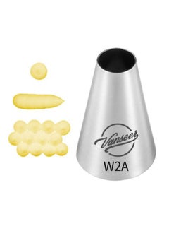 Beauenty Cake Decorating Piping Nozzle Silver 5cm  - Image 2