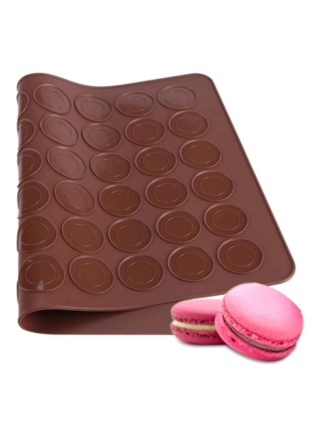 قالب من السيليكون يضم 48 تجويفاً بني 38x28سم