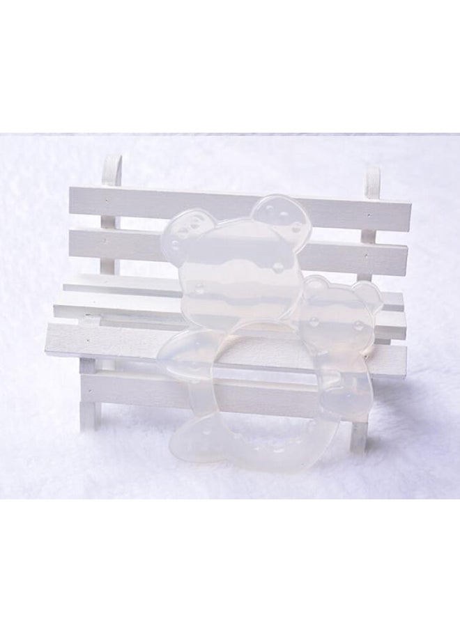 platube Bear Shape Silicone Baby Teether - Image 2