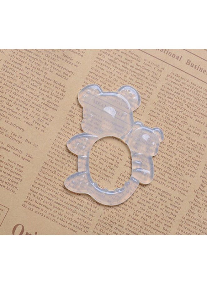 platube Bear Shape Silicone Baby Teether - Image 3