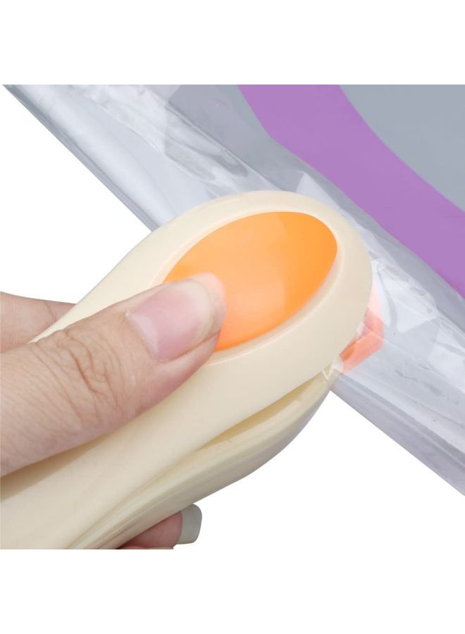CYTHERIA Impulse Sealer Beige/Orage 10x3.5x4cm  - Image 5