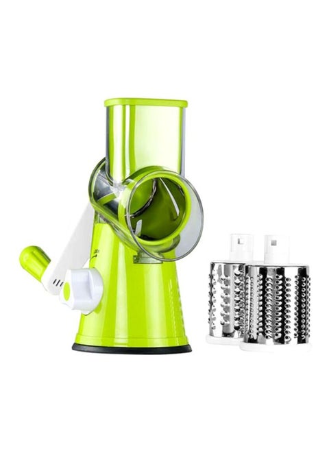 Manual Vegetable Cutter Green/White/Silver 26x11.5x24cm