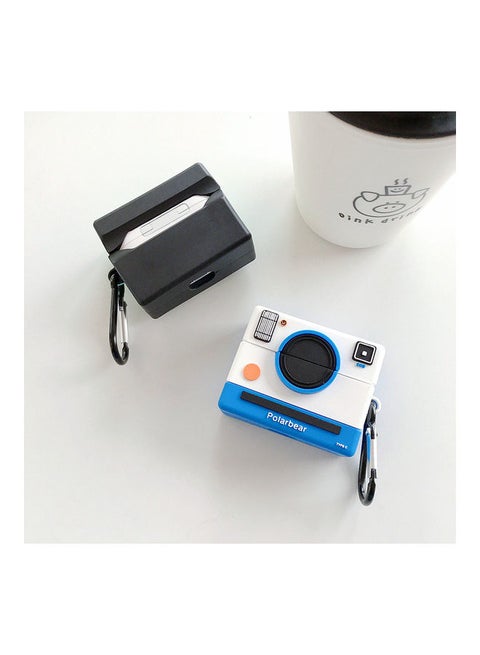 Camera Model Case Cover For Apple AirPods Pro 3 Blue