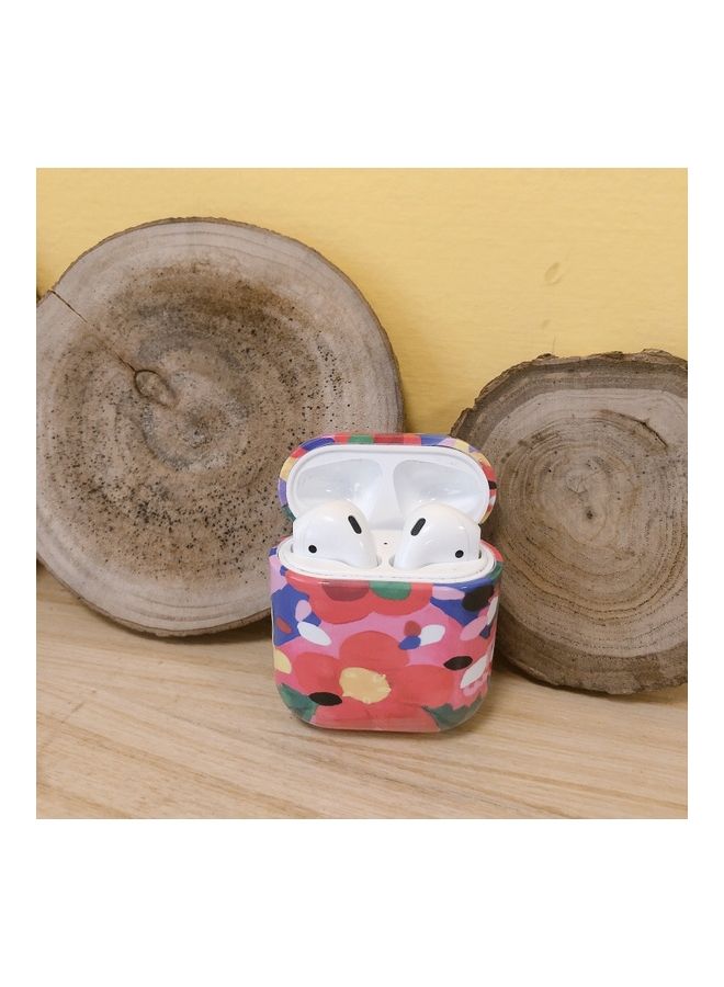 Generic - Oil Painting Flowers Case Cover For Apple AirPods Pro 3 Multicolour - Image 1