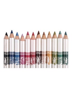Menow 12-Piece Makeup Eyeliner Pencils And Lip Liners Multicolour  - Image 2