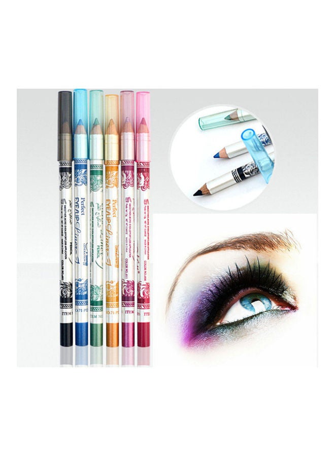 Menow - 12-Piece Makeup Eyeliner Pencils And Lip Liners Multicolour - Image 1