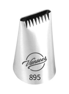 Beauenty Cake Decorating Piping Nozzle Silver 5cm  - Image 1