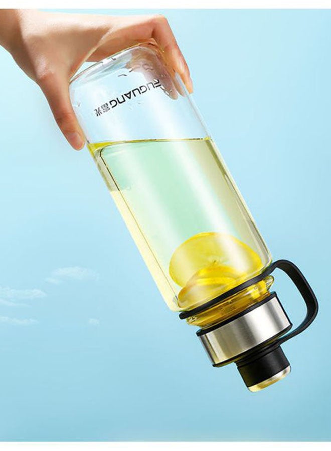 بيوينتي زجاجة ماء قابلة للنقل أسود/شفاف - Image 5