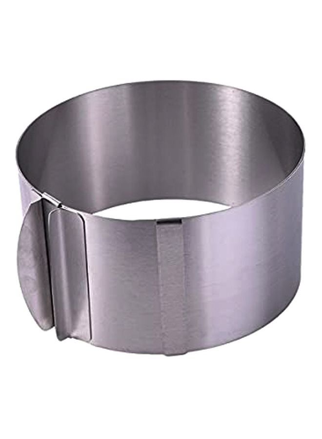 Beauenty - Adjustable 3D Round And Square Cake Mold Silver - Image 1
