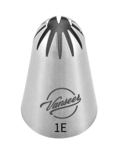 Cake Decorating Piping Nozzle Silver 5cm
