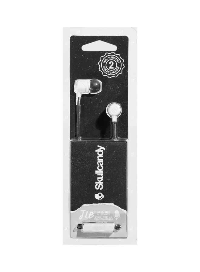 Skullcandy Jib In-Ear Earphones With Microphone White - Image 2