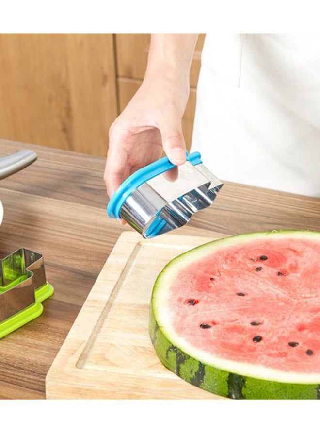 CYTHERIA Creative Watermelon Slicer Blue/Silver 12x6.5x4cm  - Image 4