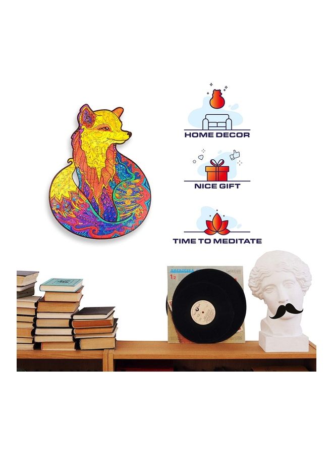 طقم أحجية تركيب الصور المقطّعة من الخشب على شكل حيوان - Image 3