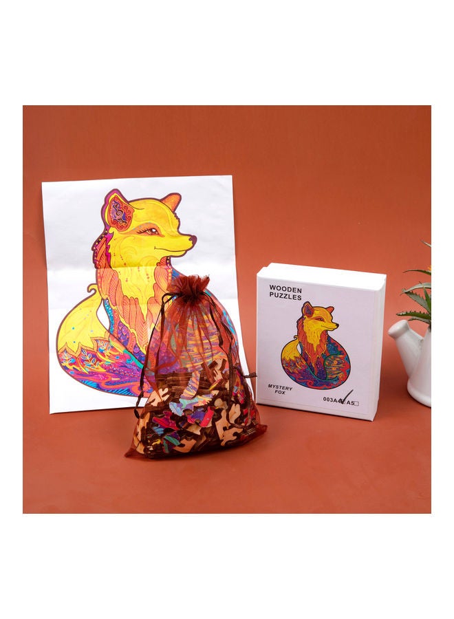 طقم أحجية تركيب الصور المقطّعة من الخشب على شكل حيوان - Image 4