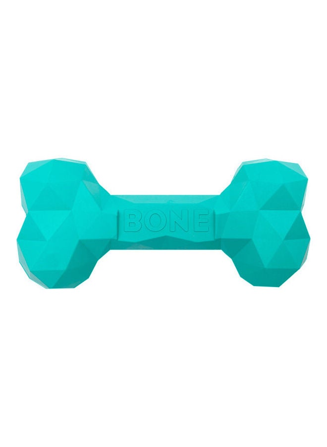 CHEWY BONE Non Toxic Natural Rubber Bone Blue 17cm  - Image 1