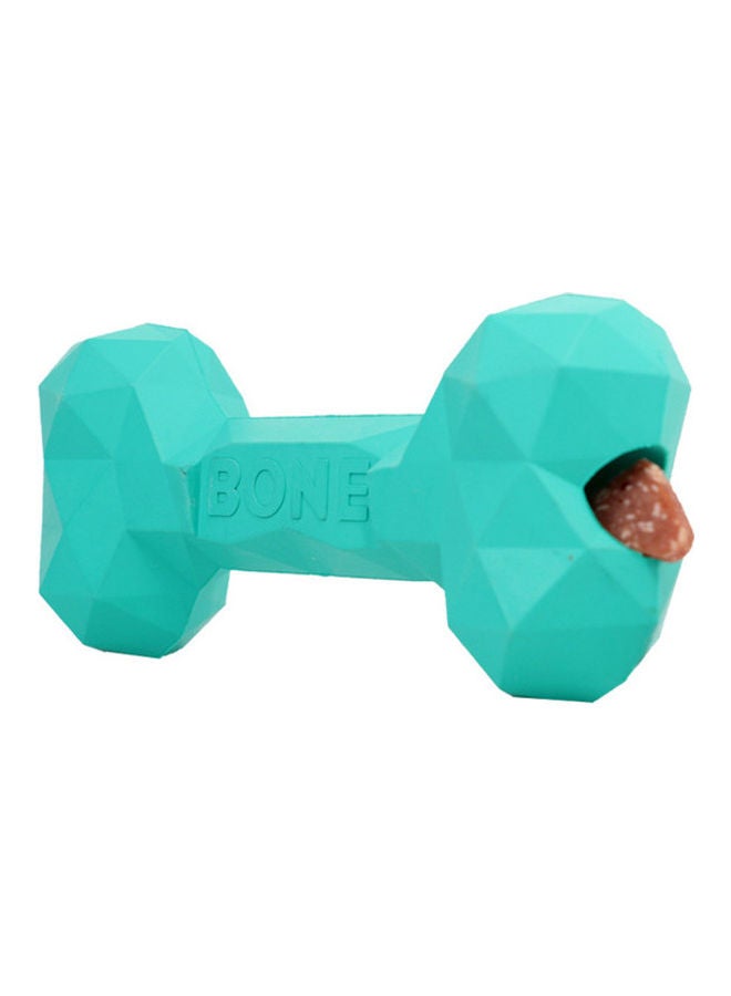 CHEWY BONE Non Toxic Natural Rubber Bone Blue 17cm  - Image 3