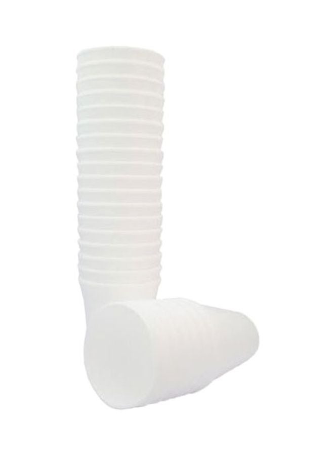 Falcon 25-Piece Foam Cups White - Image 1