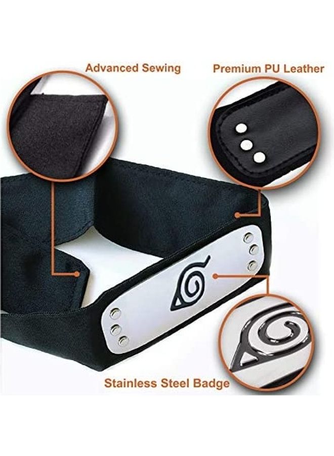 Costume Anti Leaf Village Ninja Headband 10.25x9.96inch - Image 2