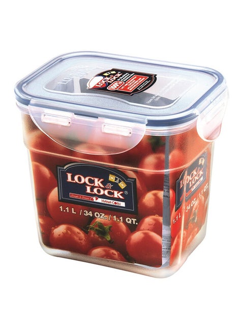 Rectangular Food Container Clear 1Liters