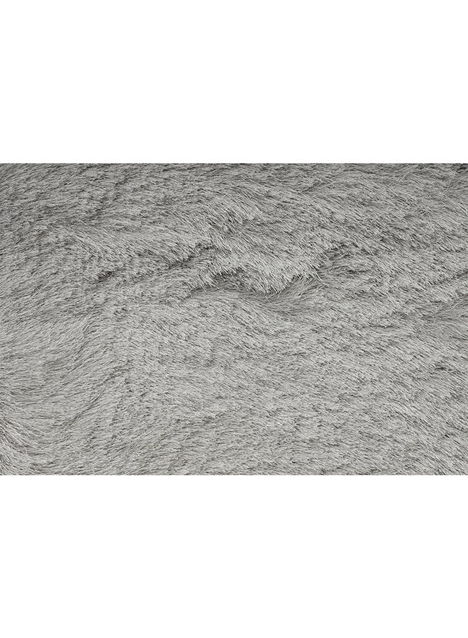 homes r us - Fur Design Rectangle Rug Grey 230x160cm - Image 1